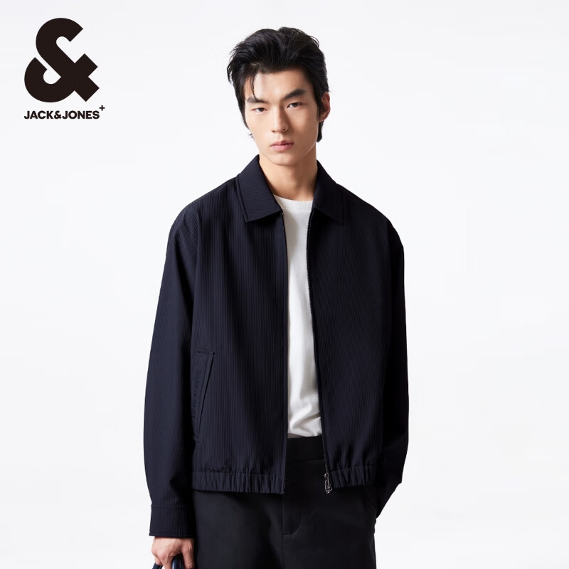 再降价：JACK&JONES 杰克·琼斯 春秋新款行政夹克 224221005 E39 159.06元（需领券