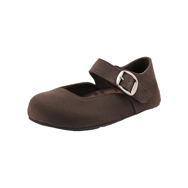 百丽 周雨彤同款半糖吐司鞋泡芙鞋女24秋季可爱勃肯鞋B7Y1DCQ4 啡色 37 399元