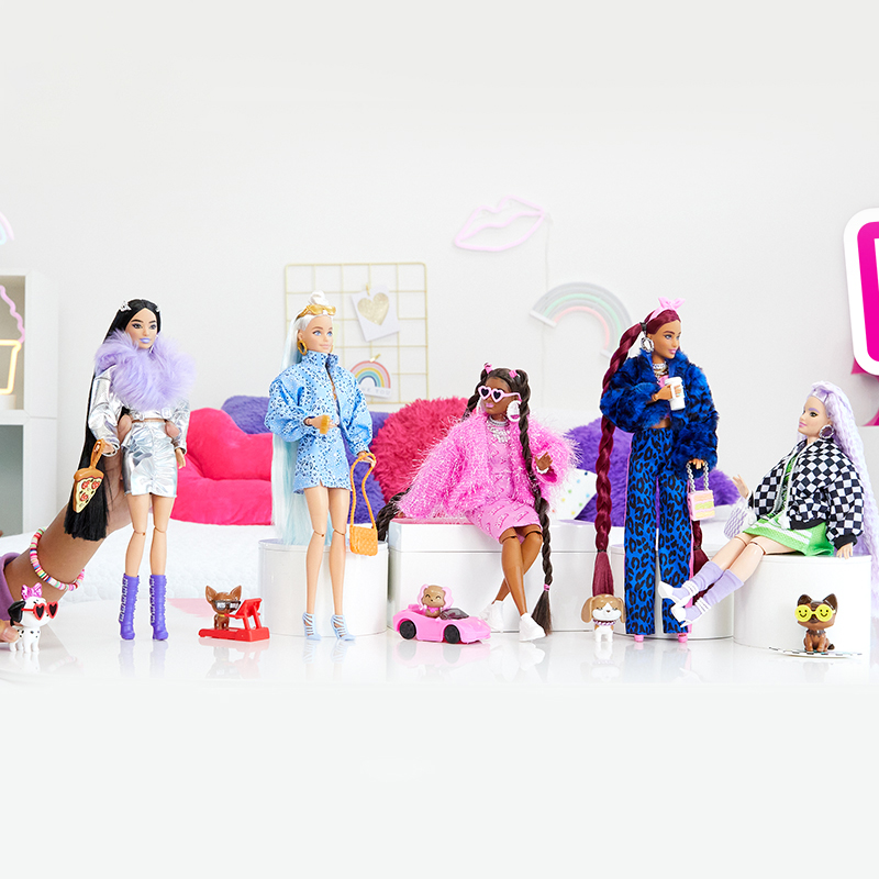 Barbie 芭比 娃娃新潮系列娃娃混装玩具儿童新潮过家家玩乐儿童 192.22元（需