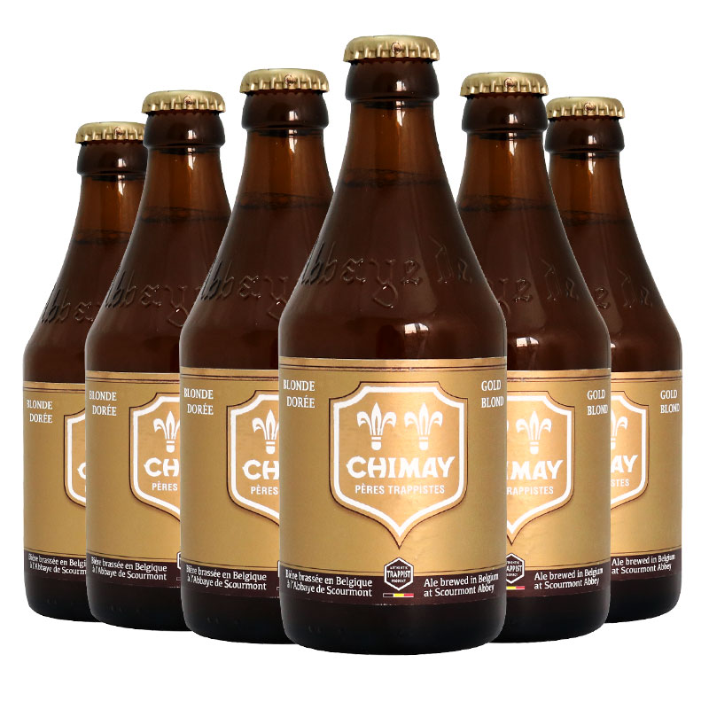 CHIMAY 智美 精酿啤酒 修道院精酿 比利时啤酒 进口啤酒 智美金帽 330mL 55元（