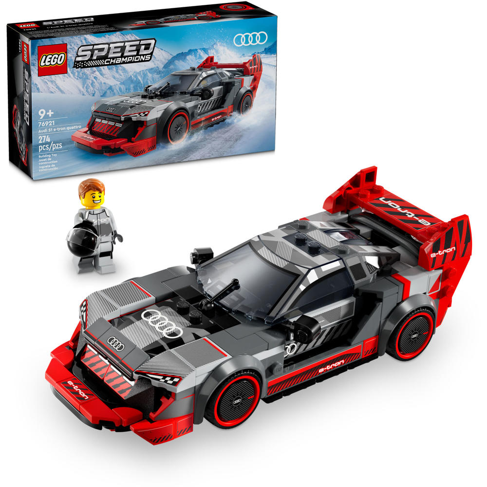 LEGO 乐高 积木拼装赛车系列76921 奥迪S1赛车9岁+不可遥控男孩玩具生日礼物 16