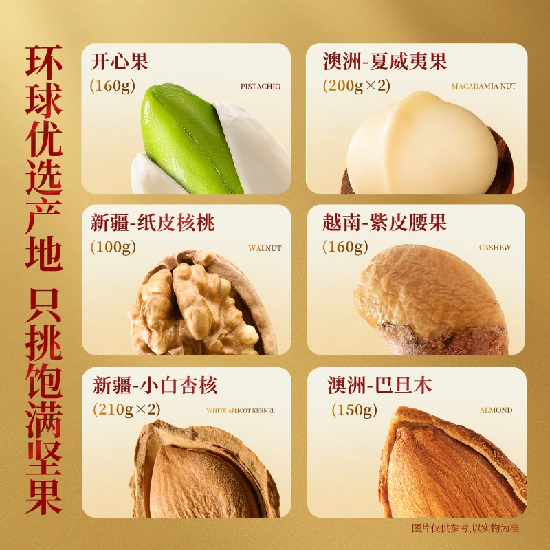 三只松鼠 综合坚果礼盒 1590g 159元 - 线报酷