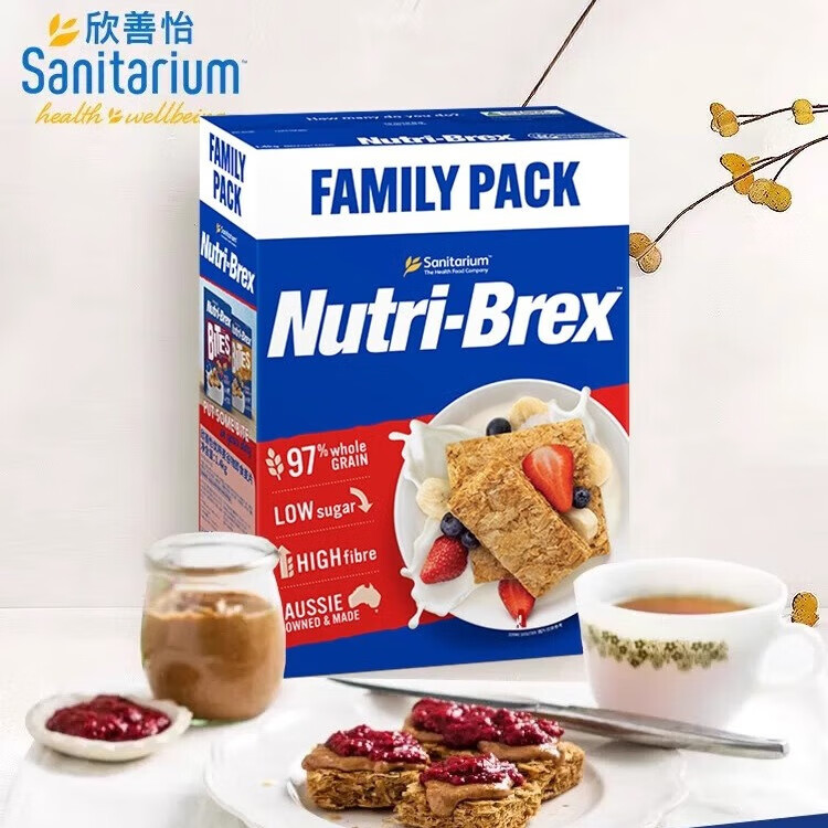 Sanitarium 欣善怡 低脂麦片 1.4kg 无糖精水果燕麦片即食代餐麦脆 37.82元（需用