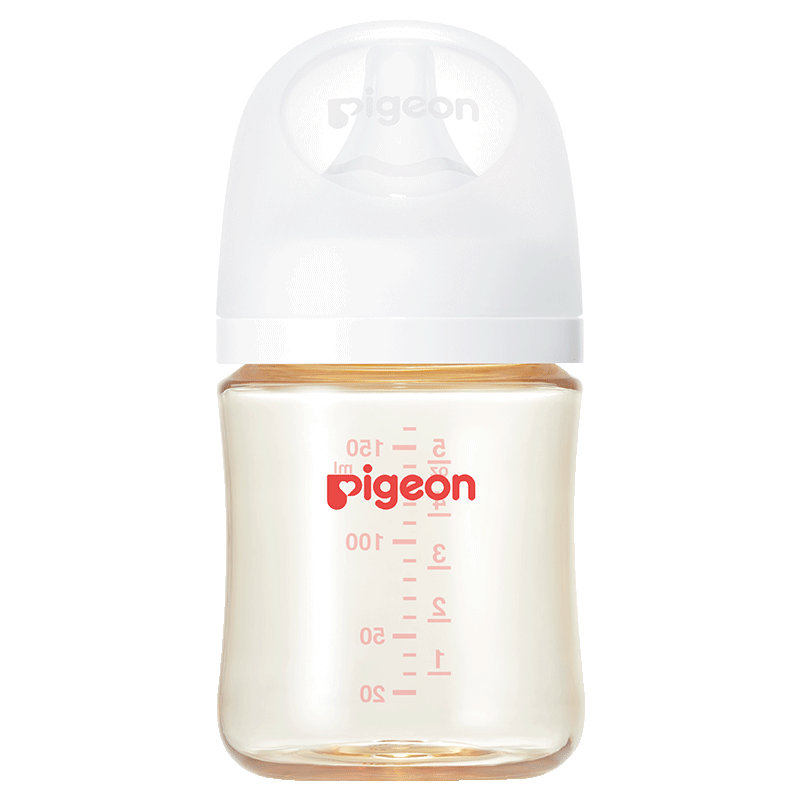 贝亲（Pigeon）自然实感第3代 婴儿PPSU奶瓶 宽口径 160ml AA190 S号 1个月以上 65.5