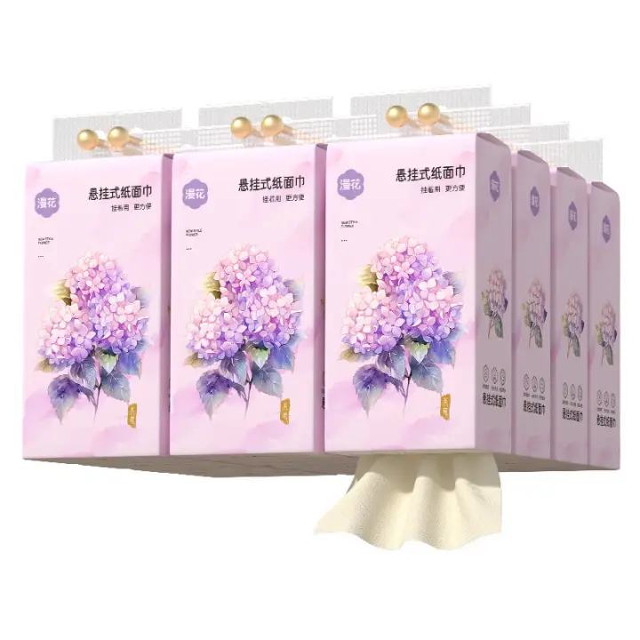 漫花 悬挂式抽纸 四层*230抽/1提 0.99元（需领券）