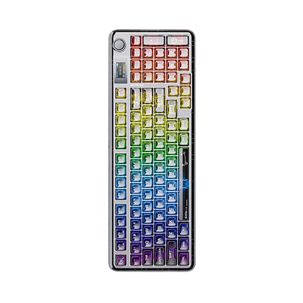 AULA 狼蛛 NB98 94键 三模机械键盘 黑透 雪烟轴 RGB 397.9元