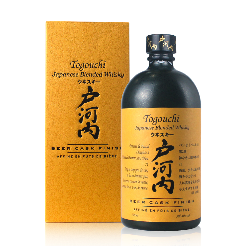 户河内 日本原瓶进口 40%vol 调和型威士忌 IPA桶 700ml 278元（需用券）