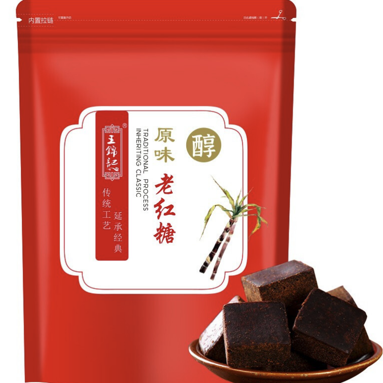 王锦记 手工老红糖 105g 8.64元