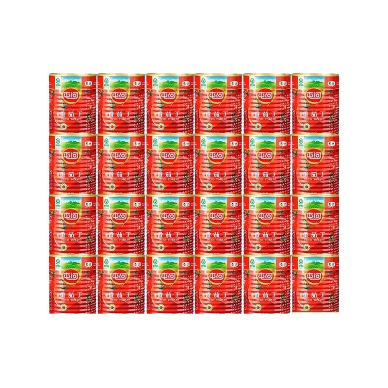 88VIP：屯河 去皮番茄丁200gX12罐礼盒0添加剂番茄罐头火锅露营番茄酱 54.12元（需用券）