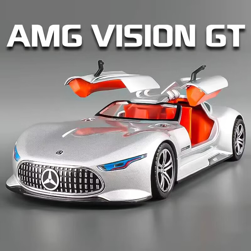 LEAUN 乐昂 C2435 奔驰 AMG Vision GT 1/24 汽车合金模型 68元（需用券）