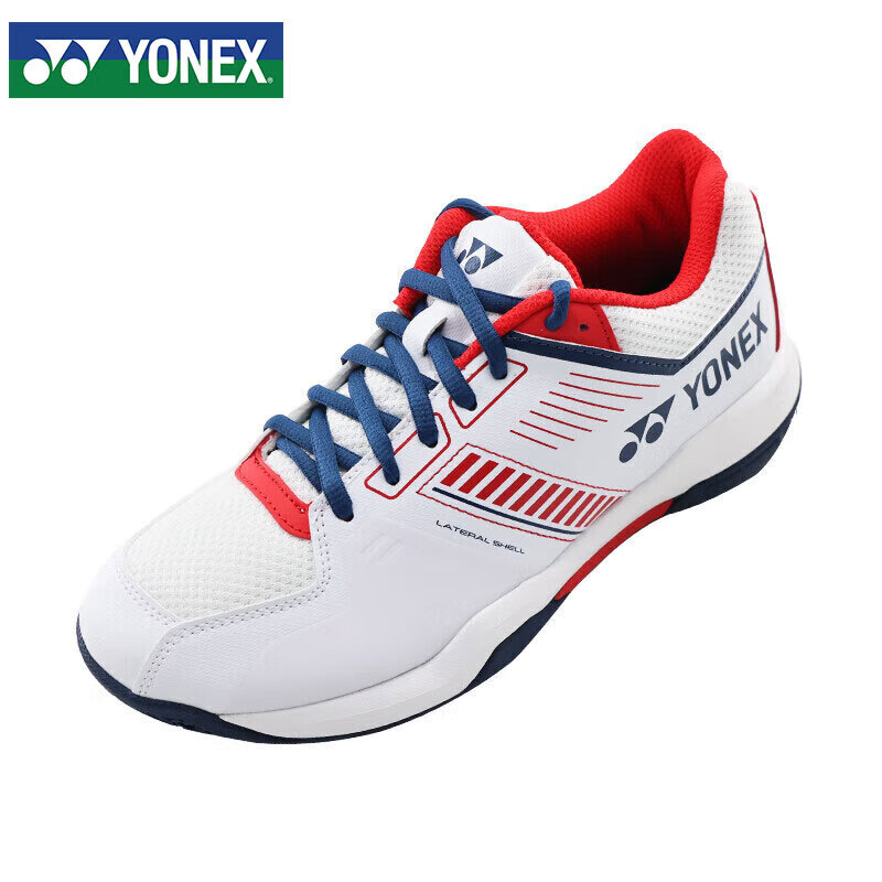 YONEX 尤尼克斯 羽毛球鞋减震透气宽楦舒适SHBSF1WEX白红38码 308元（需用券）