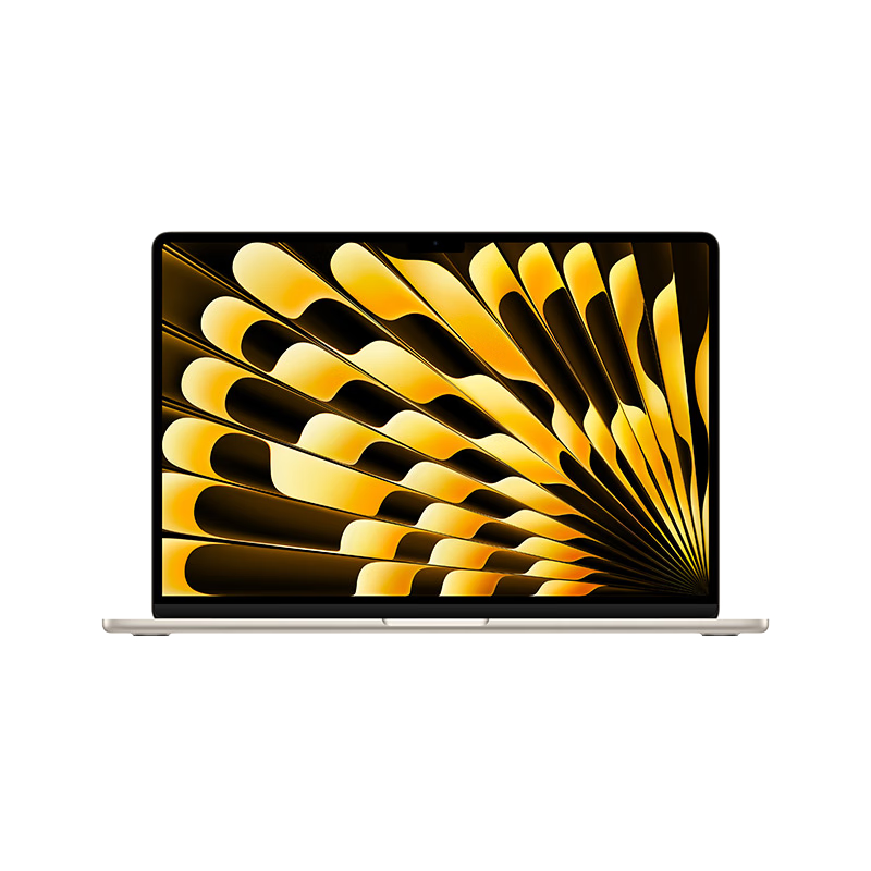 plus会员：Apple/苹果AI笔记本/2024MacBookAir 15英寸 M3(8+10核)8G 256G星光色电脑MRYR3C