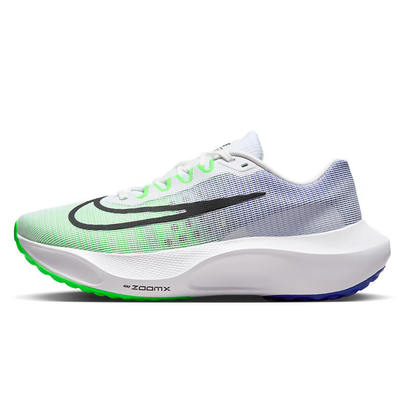 NIKE 耐克 男子跑步鞋ZOOM FLY 5运动鞋DM8968-101 绿色 41 码 729元（需用券）