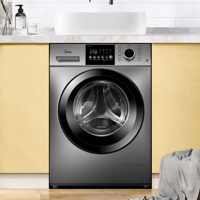 Midea 美的 滚筒洗衣机 全自动家用10公斤大容量 洗脱/洗烘一体空气洗 v33/vc133