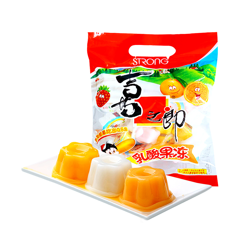 XIZHILANG 喜之郎 乳酸果冻 混合口味 495g 6.5元