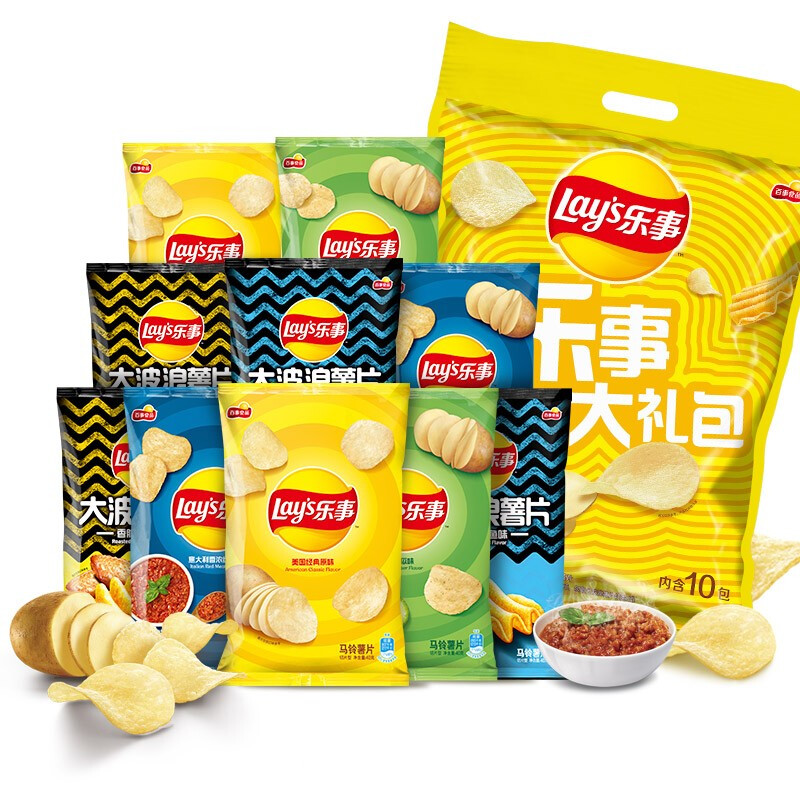 Lay's 乐事 超值大礼包 混合口味 400g 26.9元