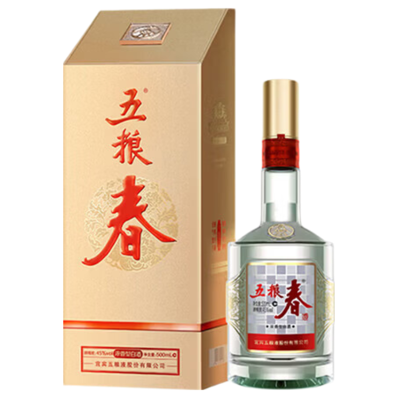 五粮春第二代23-24年45度500ml单瓶 180元