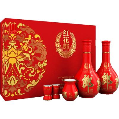 88VIP:郎酒红花郎10礼盒装53度500ml*2瓶礼盒 479.23元（需49.82元淘金币）