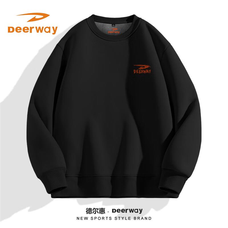 Deerway 德尔惠 加绒加厚卫衣+长袖打底衫 41.98元（需用券）