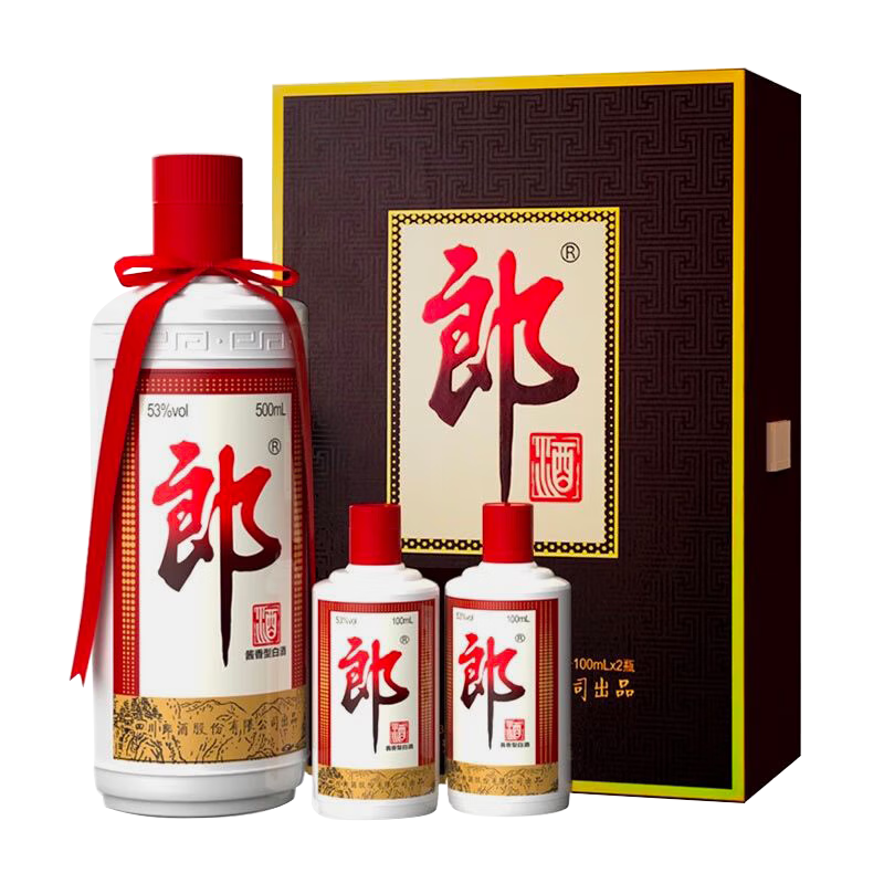 双11预售：郎酒 普郎 子母郎 53度 酱香型白酒 700ml 礼盒装 259元(用券239元，