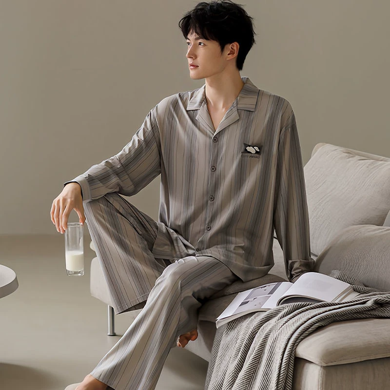 浪莎 【纯棉可外穿】男士家居服套装 58.77元 - 清风线报