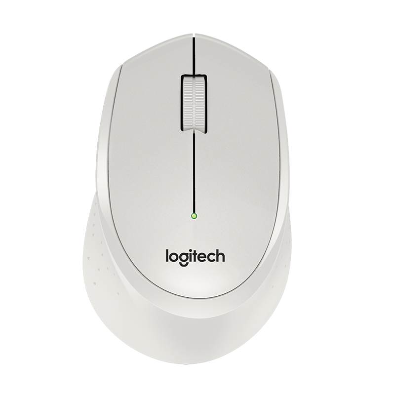 罗技（Logitech）M330 静音办公鼠标 带无线微型接收器 白色 81.59元（plus会员到手价）