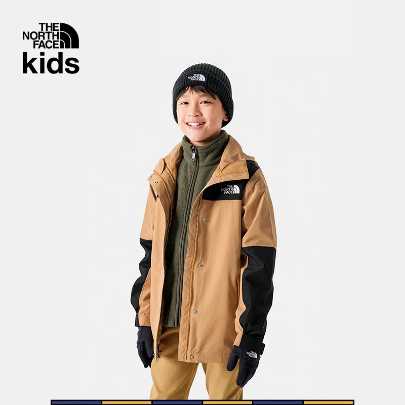 20点开始：THE NORTH FACE 北面 儿童三合一冲锋衣 654.4元（需用券）