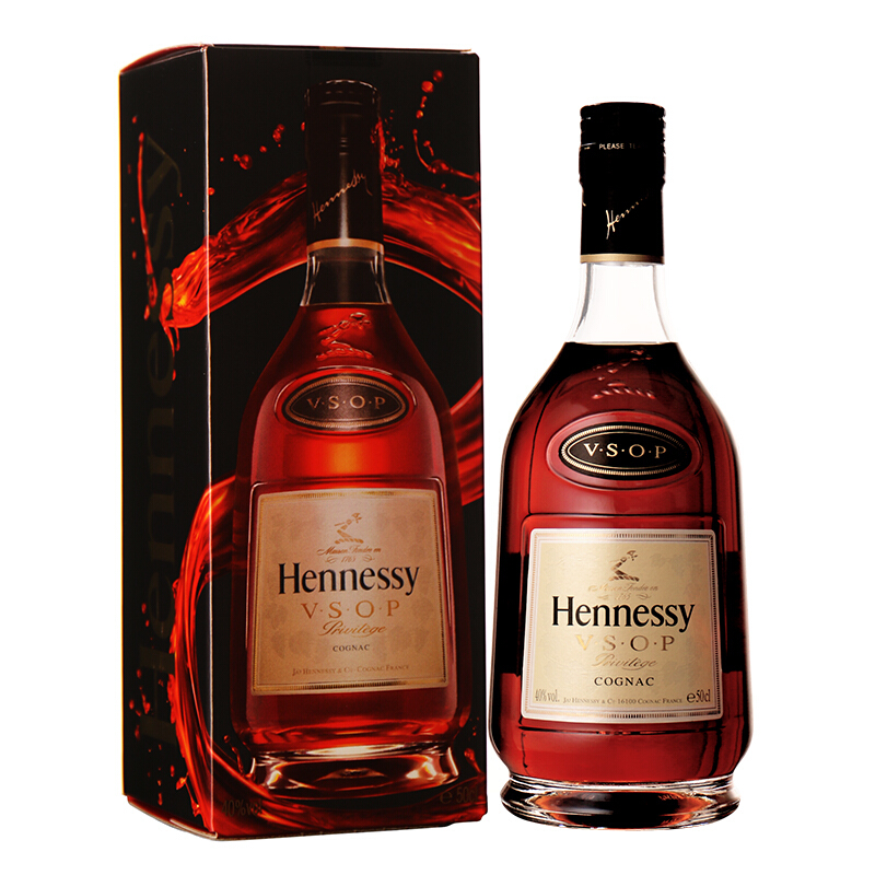 Hennessy 轩尼诗 V.S.O.P 干邑白兰地 40%vol 500ml 388元（需用券）