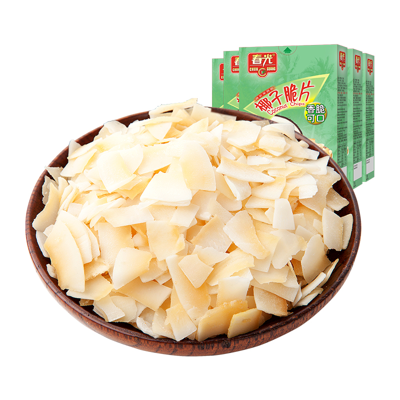 CHUNGUANG 春光 椰子脆片 60g*3 原味 12.9元（需用券）