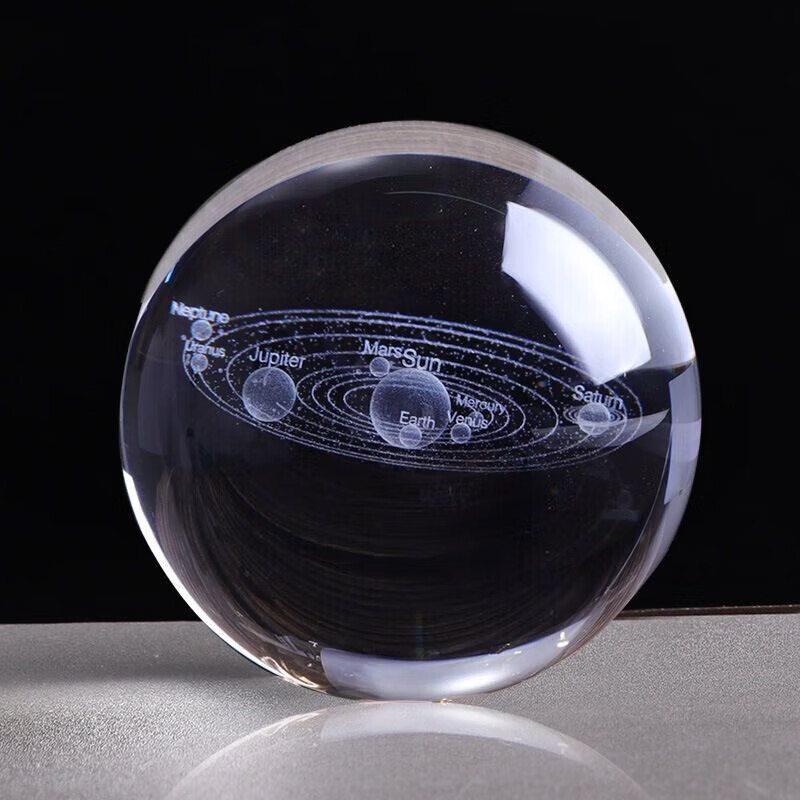 古仕龙 太阳系水晶球 7.9元