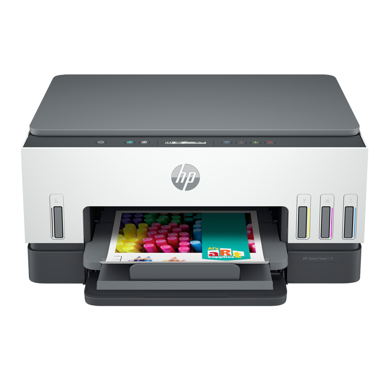 惠普（HP）678 彩色连供自动双面多功能喷墨打印机? 无线连接 微信打印 复印