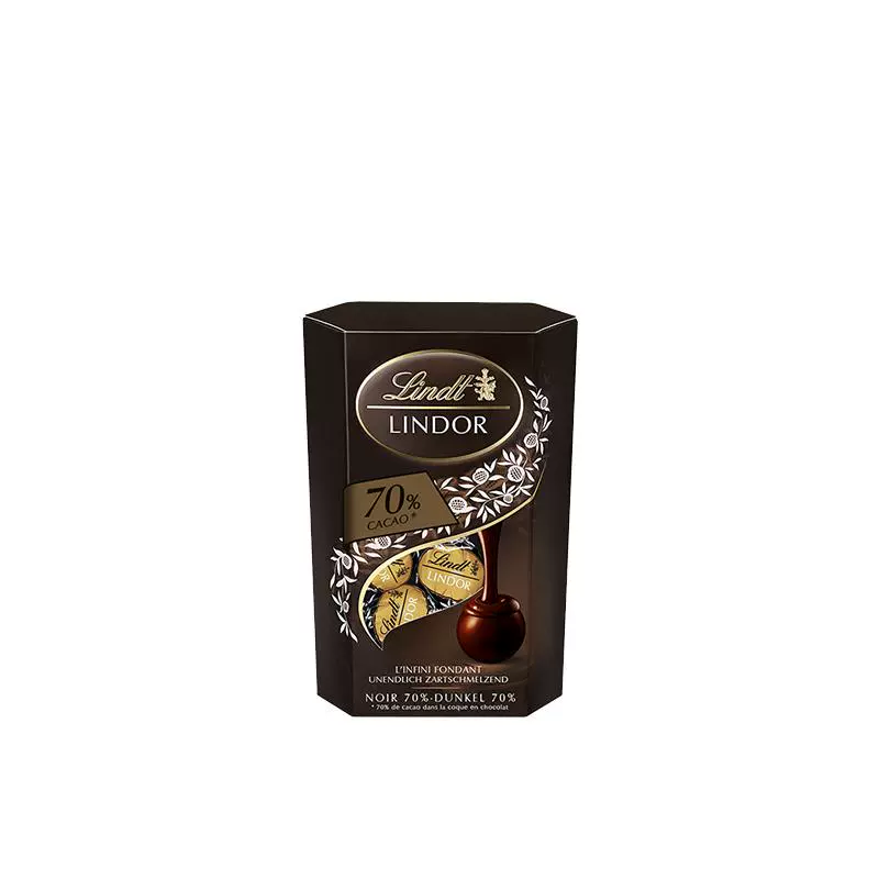 Lindt 瑞士莲 LINDOR软心 70%特浓黑巧克力 ￥56.75