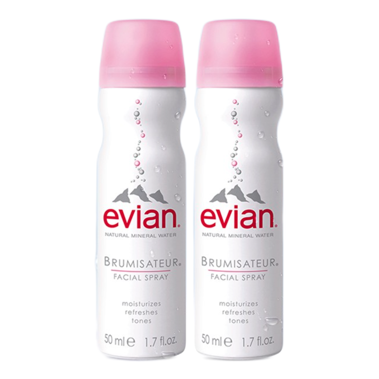 evian 依云 天然矿泉水喷雾300ml*2 60.8元（需用券）