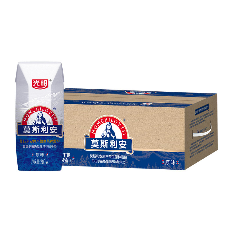 莫斯利安 光明莫斯利安风味酸牛奶整箱(原味)200g*24盒 44.69元
