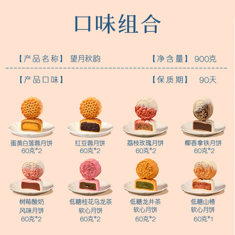 华美 糕饼礼盒糕点中秋节礼品金丽沙望月秋韵900g团购送礼 20.79元 - 86线报