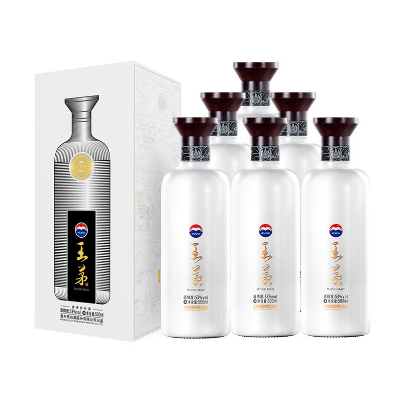 MOUTAI 茅台 王茅 祥邦 53%vol 酱香型白酒 500ml*6瓶 整箱装 3274元