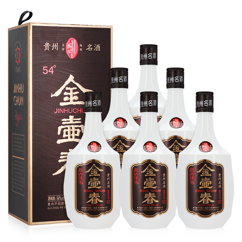 PLUS专享立减：平坝窖酒 金壶春酱香型白酒 54度 500mL 6瓶 1977.59元（需领券，