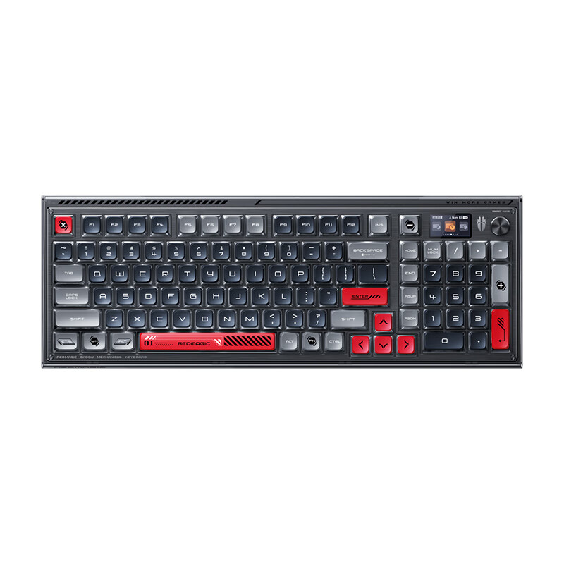 nubia 努比亚 红魔 GK001J 三模机械键盘 108键 TTC快银轴V2 RGB 849元