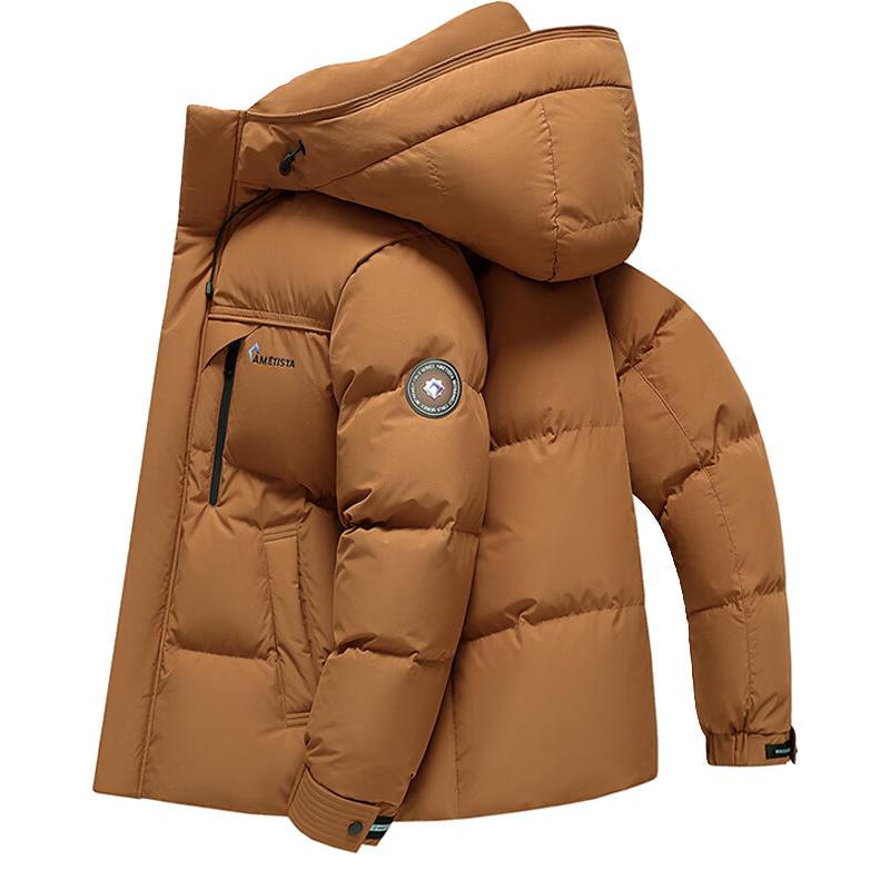 鸭鸭羽绒服 鸭鸭（YAYA）冬季保暖鸭绒羽绒服男短款冬装品牌休闲时尚外套