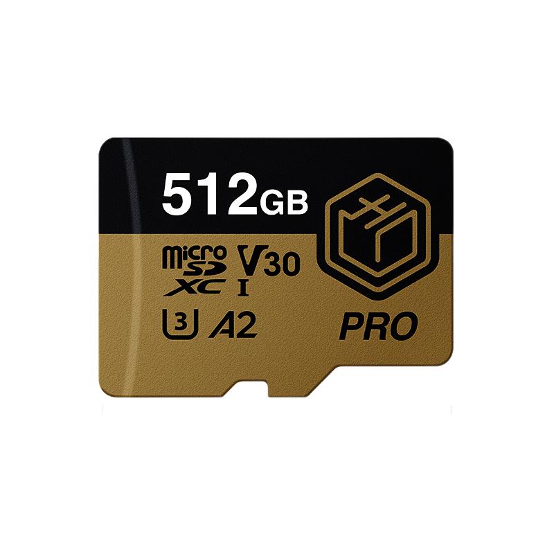 京东京造 PRO系列 Micro-SD存储卡 512GB（class10、U3、V30、A2） 269元（需用券）