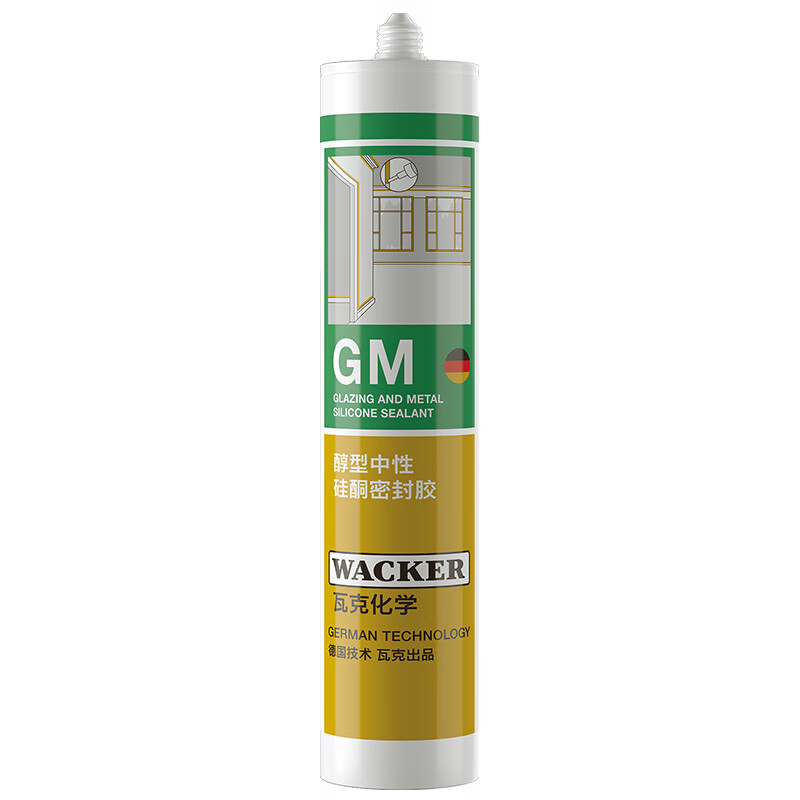 瓦克 WK-GM-01 通用彩色密封胶 白色 300ml 24.95元