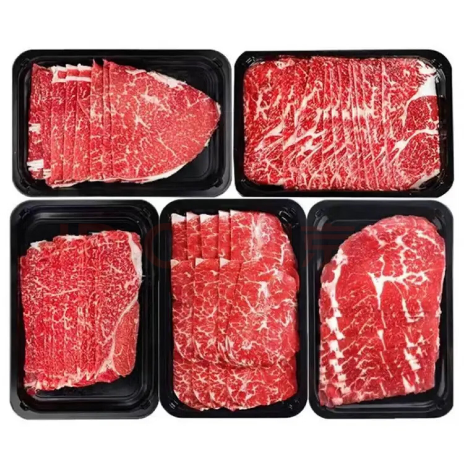 澳洲安格斯原切M5 牛肉片5盒 2斤装+ ￥63