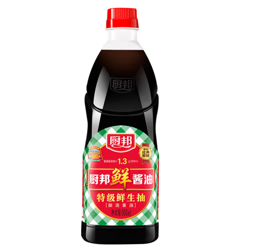 厨邦 特级生抽 900ml ￥1.41