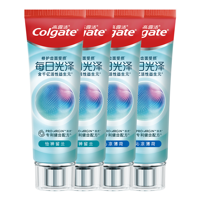 20点开始、学生专享、PLUS会员：Colgate 高露洁 每日光泽健齿修护牙膏（留兰+