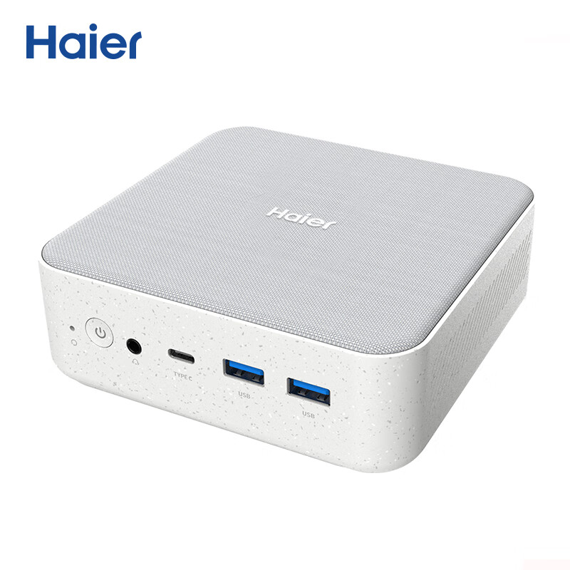 以旧换新补贴、PLUS会员：Haier 海尔 云悦mini H12 迷你台式机（i5-12450H、16GB、5