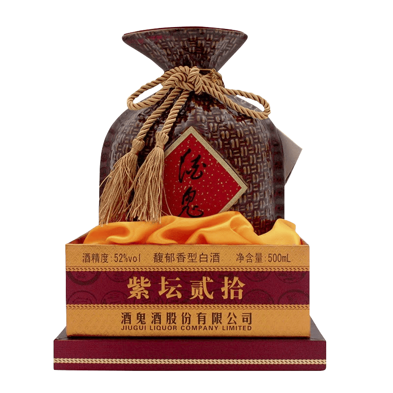 再降价：酒鬼 紫坛 52° 馥郁香型白酒 500ml*1瓶 264元