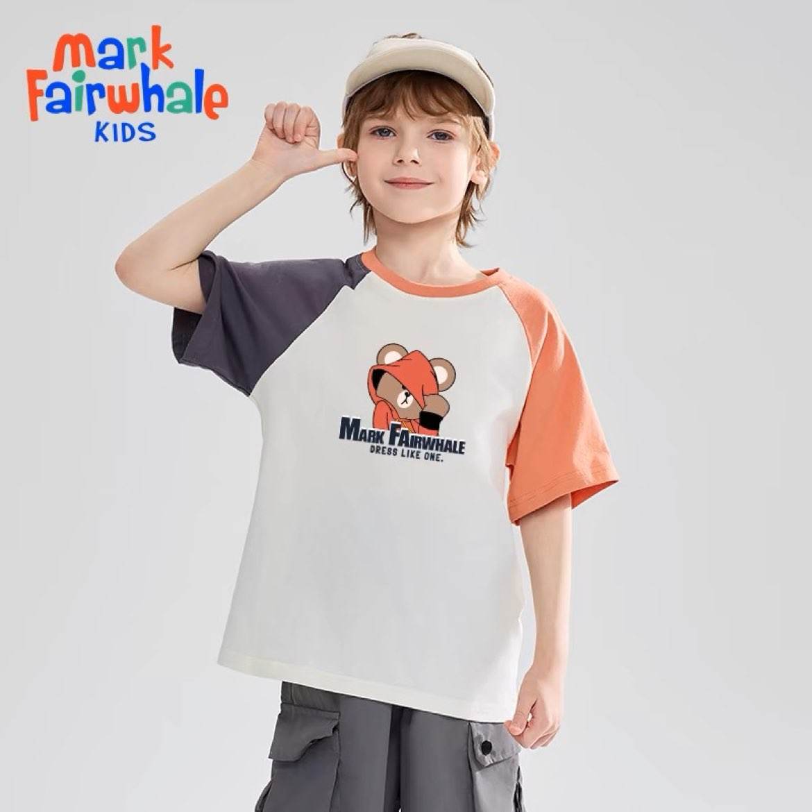 马克华菲 儿童纯棉短袖T恤 任选2件 34.9元包邮（合17.45元/件）