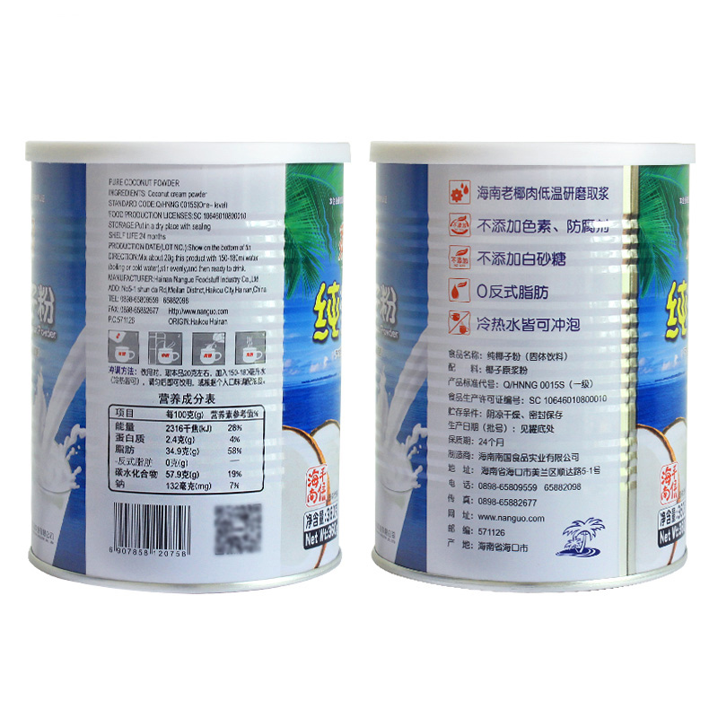 Nanguo 南国 纯椰子粉 360g 19.9元（需用券）