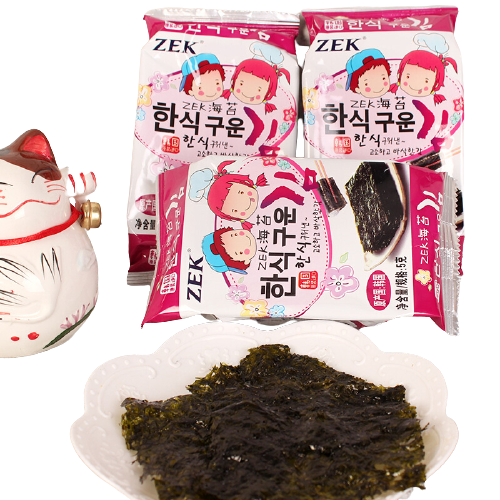 ZEK 韩国进口 经典原味海苔紫菜包饭寿司即食烤海苔 儿童零食5g*3包 4.26元（