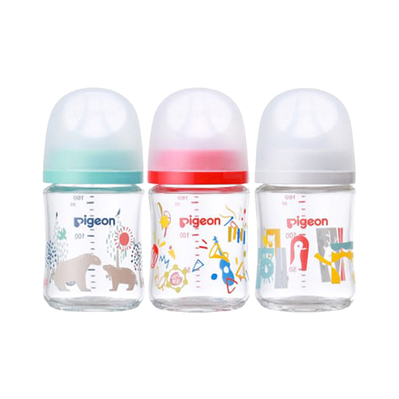 贝亲 第3代宽口径印花玻璃奶瓶 160ml 135.35元